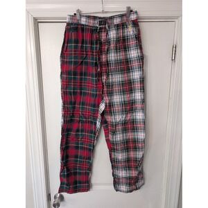 Polo Ralph Lauren Men‎ Plaid Sleepwear Pajama Pants Medium red classic